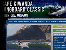 Tablet Screenshot of capekiwandalongboardclassic.com